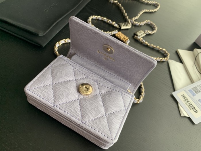 Handbag   Chanel  2444  size  10cmx8cmx1.5 cm