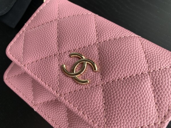  Handbag   Chanel  2444  size  10cmx8cmx1.5 cm
