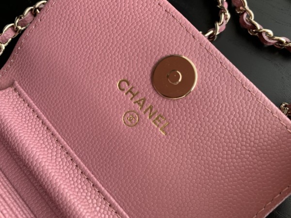  Handbag   Chanel  2444  size  10cmx8cmx1.5 cm