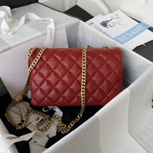 Handbag  Chanel  AS3609  size  16*25*10 cm