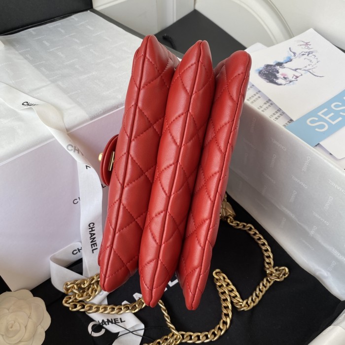 Handbag  Chanel  AS3393  size 14*22*8 cm