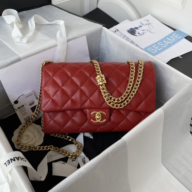 Handbag  Chanel  AS3609  size  16*25*10 cm