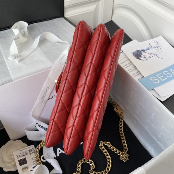 Handbag  Chanel  AS3609  size  16*25*10 cm