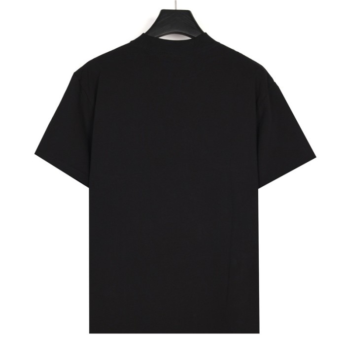 DIOR Logo Patch Round Neck T Shirt