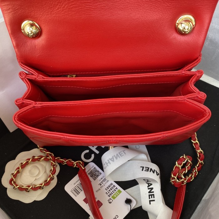 Handbag   Chanel  AS3366  size  20X9X13.5 Cm