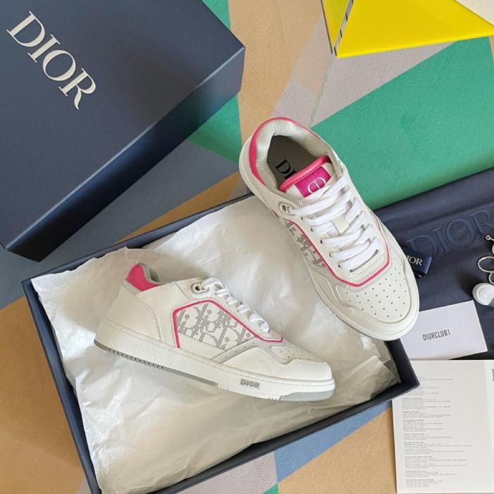 Dior B27 Low White Neon Pink