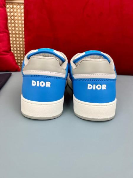 Dior B27 Low Blue Grey White Beige Dior Oblique Jacquard