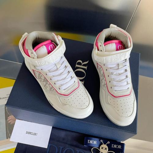 Dior B27 High White Neon Pink