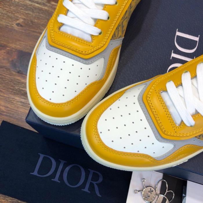 Dior B27 Low Gold-Tone White Grey
