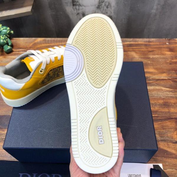 Dior B27 Low Gold-Tone White Grey