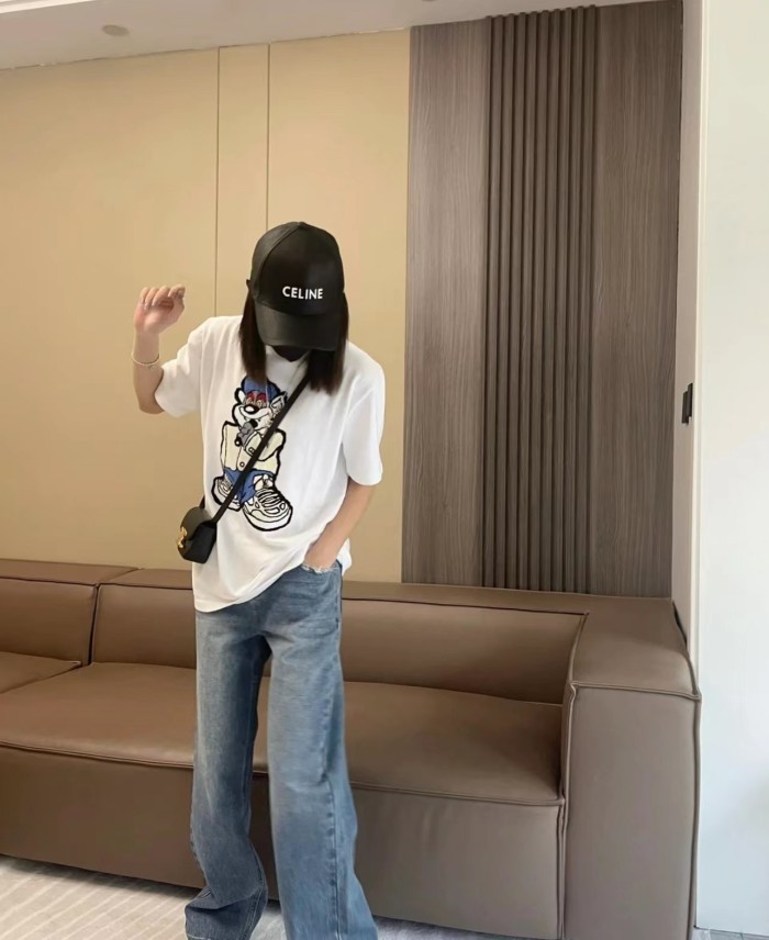 LOUIS VUITTON Graphic Short Sleeved Knitwear