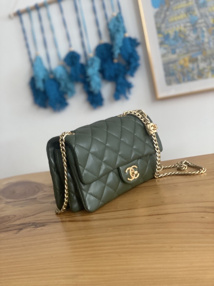  Handbag  Chanel  AS3393  size  14x22x8 cm