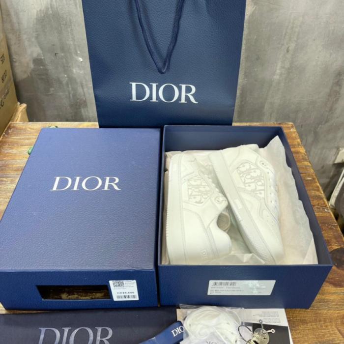 Dior B27 Low-Top White Calfskin 3SN272ZSB_H000