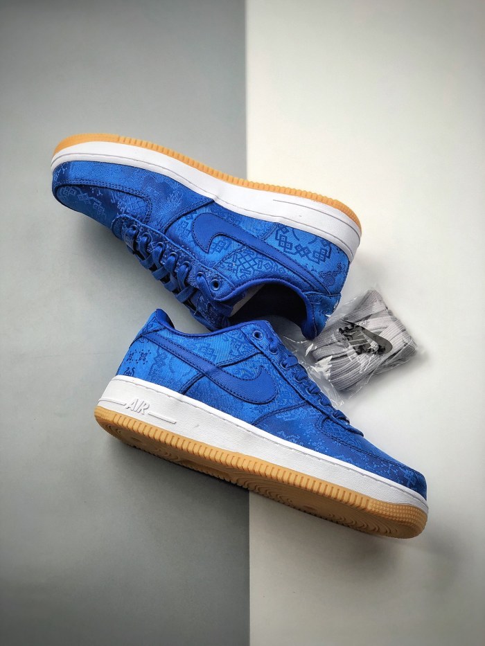 Nike Air Force 1 Low CLOT Blue Silk