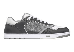 Dior B27 Low Anthracite White Dior Oblique Jacquard Ruthenium Metallic Threads