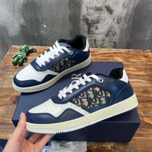 Dior B27 Low Blue Cream Dior Gray Beige Black Dior Oblique Jacquard