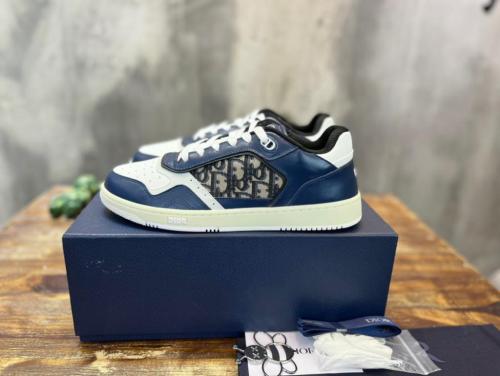 Dior B27 Low Blue Cream Dior Gray Beige Black Dior Oblique Jacquard