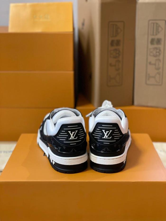 Louis Vuitton LV Trainer White Black