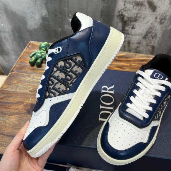 Dior B27 Low Blue Cream Dior Gray Beige Black Dior Oblique Jacquard