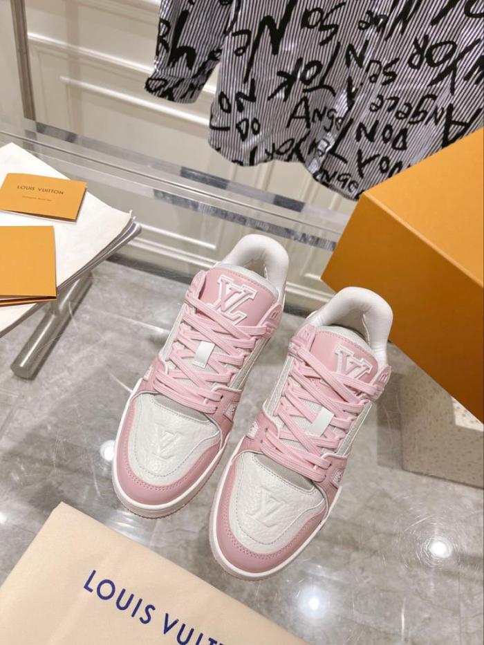 Louis Vuitton Trainer Pink White (Women's)