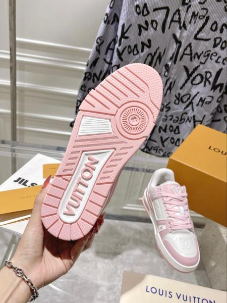 Louis Vuitton Trainer Pink White (Women's)