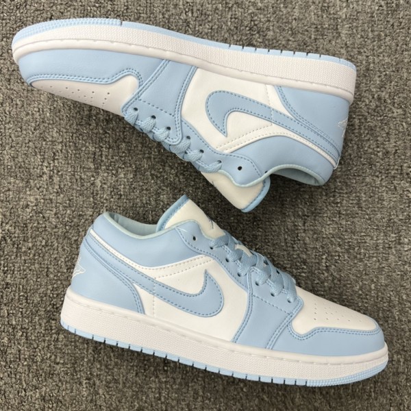 Jordan 1 Low White Ice Blue (Women's)