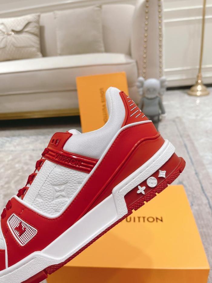 Louis Vuitton Trainer Red White