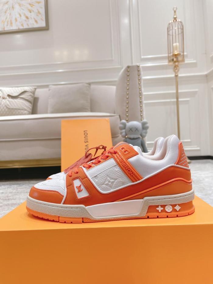Louis Vuitton LV Trainer Orange