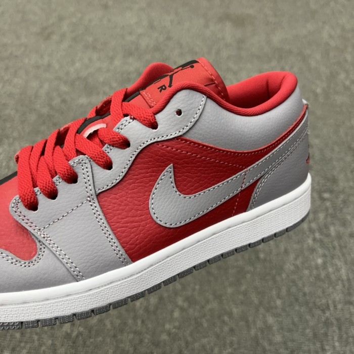 Jordan 1 Low SE Homage Split Gym Red Cement Grey (Women's)