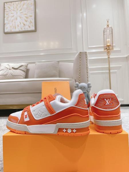 Louis Vuitton LV Trainer Orange