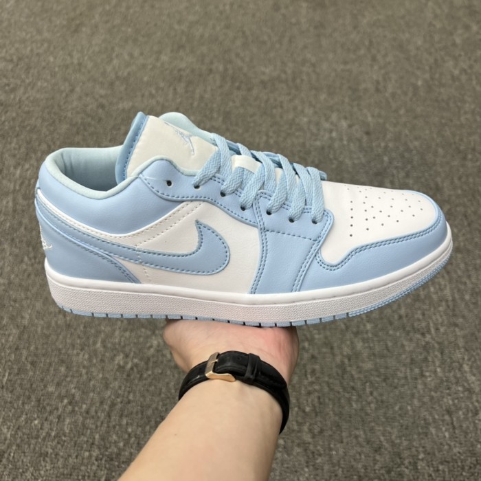 Jordan 1 Low White Ice Blue (Women's)