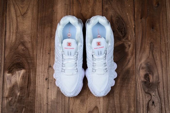 Nike Shox TL White Metallic Silver