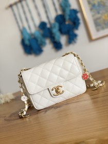  Handbag   Chanel  AS3738  size   12.5*16*6 cm