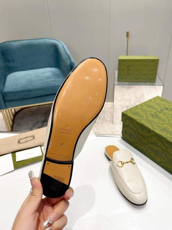 GUCCI Princetown Leather Mules