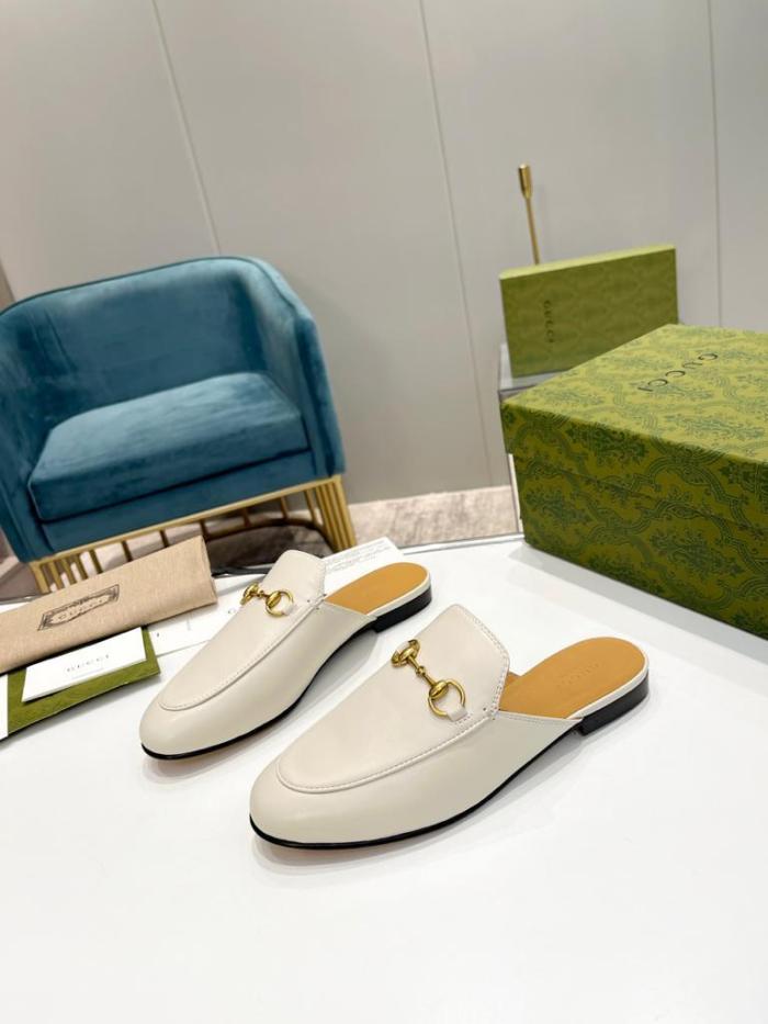 GUCCI Princetown Leather Mules