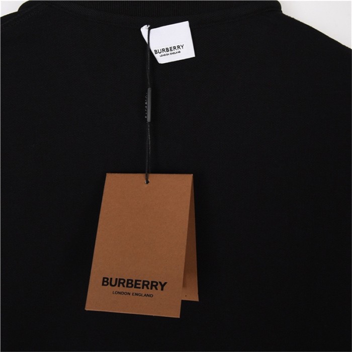 Burberry Monogram Motif Piqué Cotton Polo Shirt