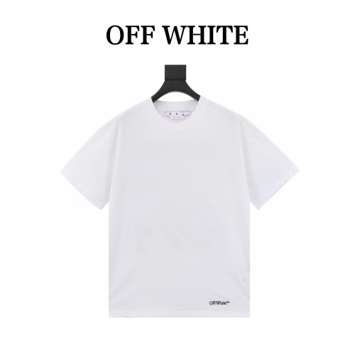 Off Logo embroidered T shirt