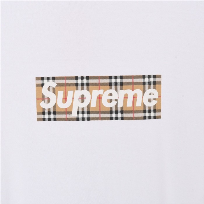 Supreme Burberry Box Logo Tee