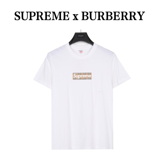 Supreme Burberry Box Logo Tee