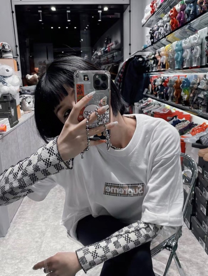 Supreme Burberry Box Logo Tee