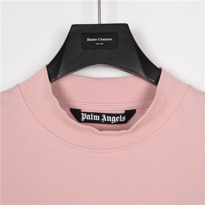 PALM ANGELS Bear Print Cotton T Shirt Light Pink