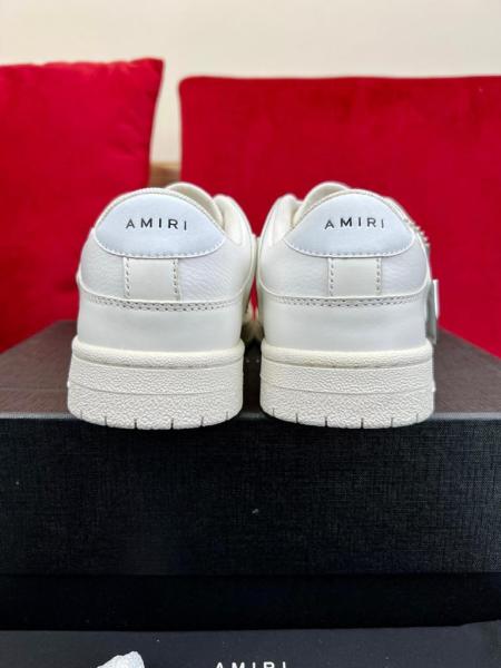 AMIRI Skel Top Low White White