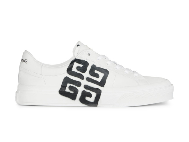 Givenchy City Sport Tag Effect 4G Print Black White