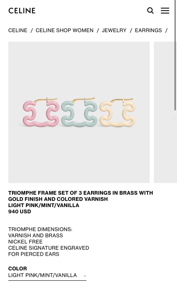 Jewelry CELINE 44