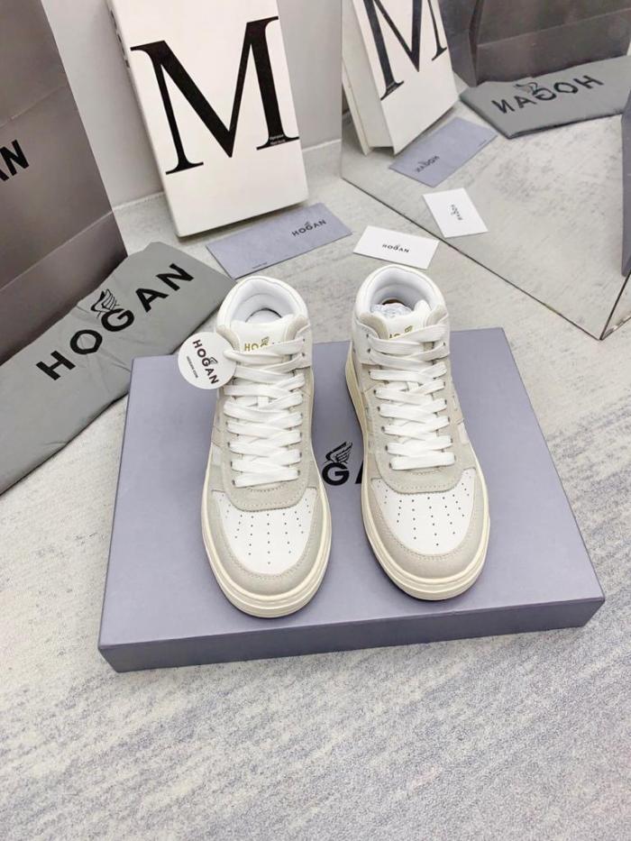 High Top Hogan H630 Silver Ivory