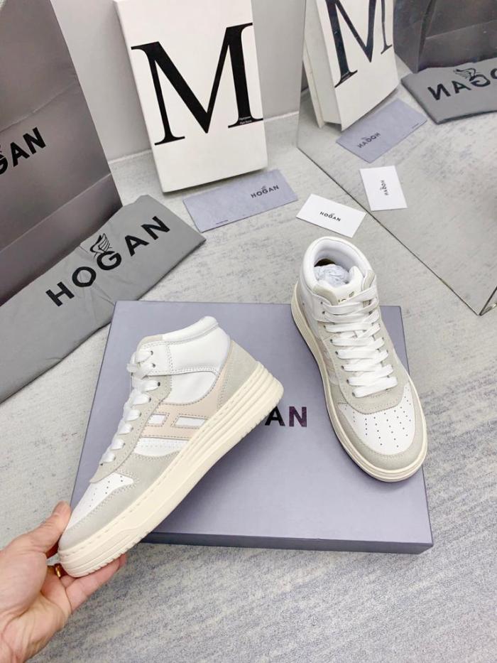 High Top Hogan H630 Silver Ivory