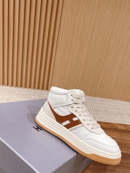Hogan H630 High Top White Ivory Brown