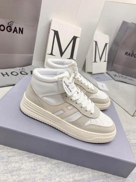 High Top Hogan H630 Silver Ivory