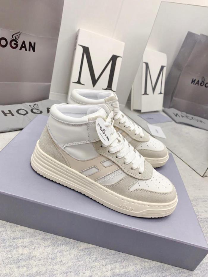 High Top Hogan H630 Silver Ivory