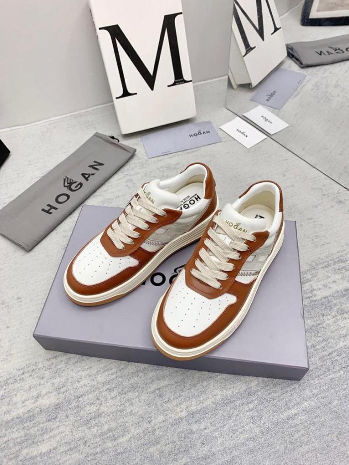 Hogan H630 White Grey Brown